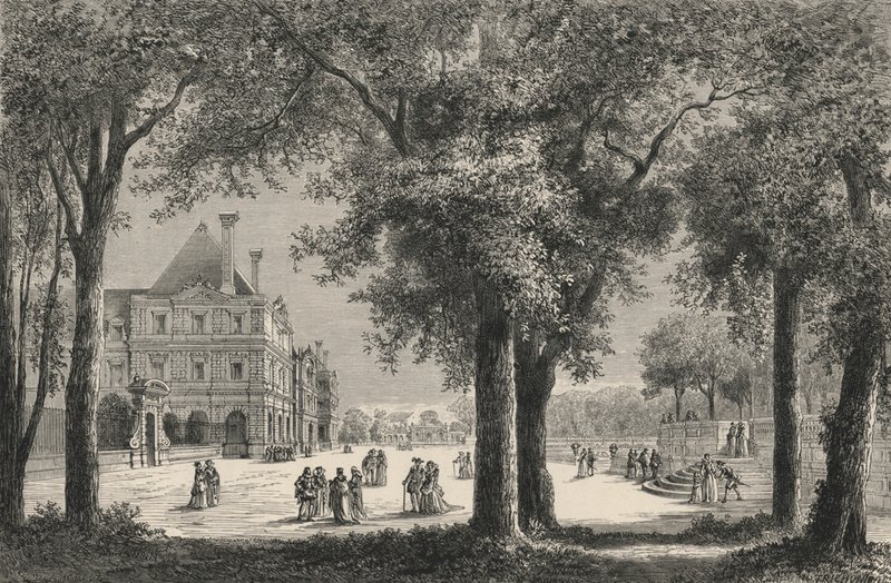 Le Luxembourg Au Temps De Marie De Medicis (metszet) alkotó: European School