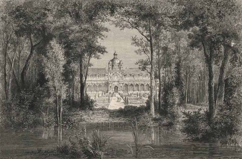 Les Tuileries Sous Henri IV (metszet) alkotó: European School