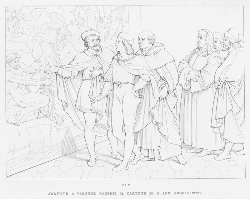 Raphael élete (metszet) alkotó: European School