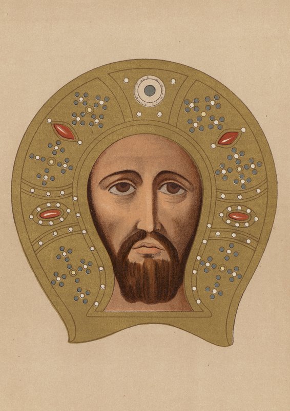 Jézus Krisztus hasonlatossága: A Vatikáni Könyvtárból (chromolitho) alkotó: European School