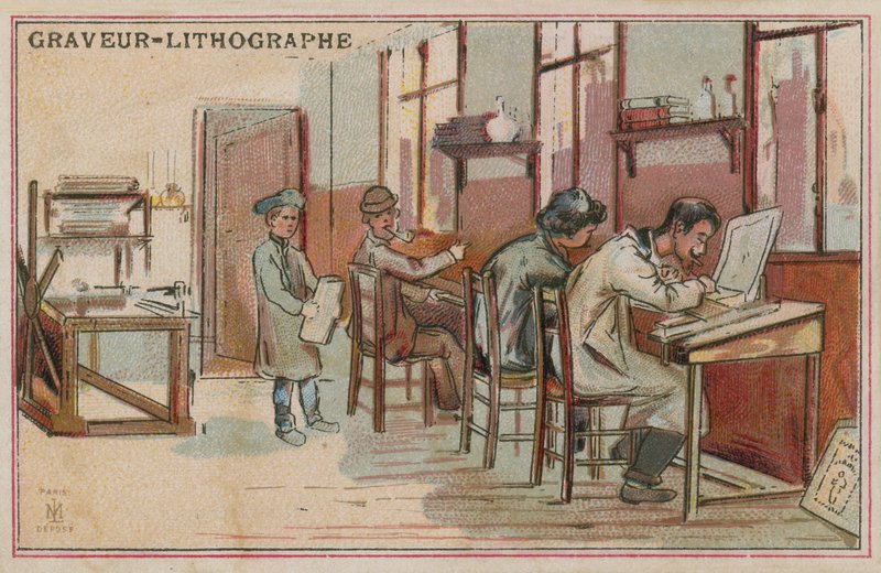 Litográfusok alkotó: European School
