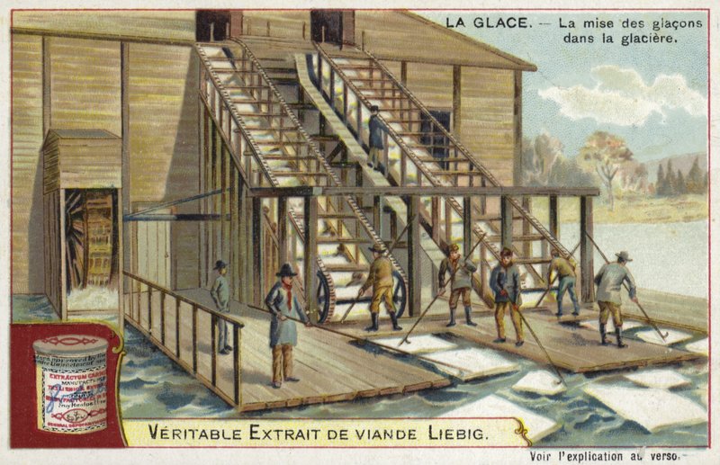 Jég betöltése jégházba alkotó: European School