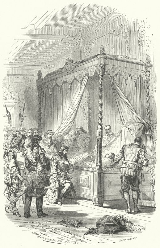 XIV. Lajos francia tiszteletét fejezi ki Jean V d