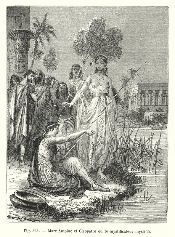 Marc Antoine és Cleopatre vagy a rejtélyt rejtőző (metszet) alkotó: European School