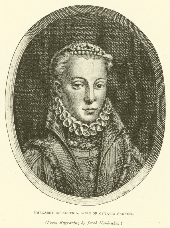 Ausztriai Margit, Ottavio Farnese felesége (metszet) alkotó: European School