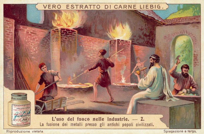 Fémmegmunkálás az ókori civilizációkban (chromolitho) alkotó: European School