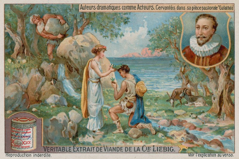 Miguel de Cervantes La Galateában alkotó: European School