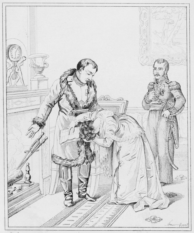 Napóleon: Clemence de l’Empereur, A császár kegyelme (metszet) alkotó: European School