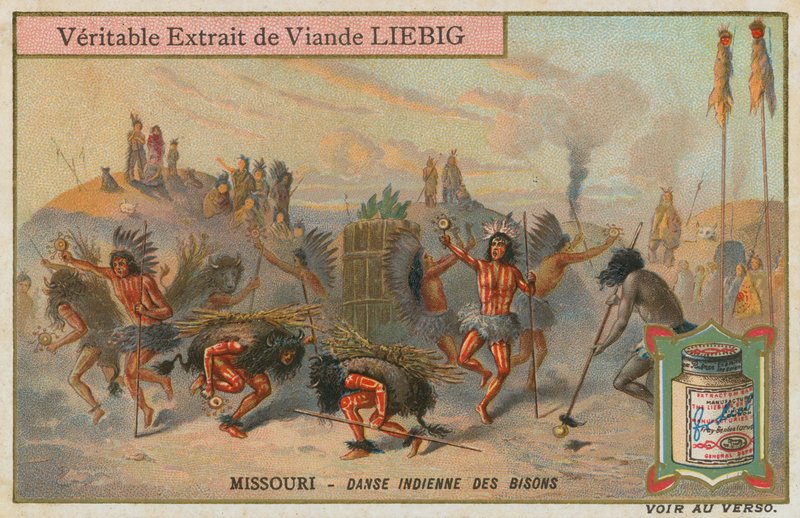 Indián bölénytánc Missouriban alkotó: European School