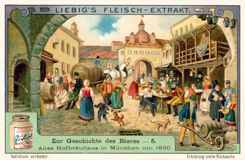 Régi Hofbräuhaus Münchenben alkotó: European School