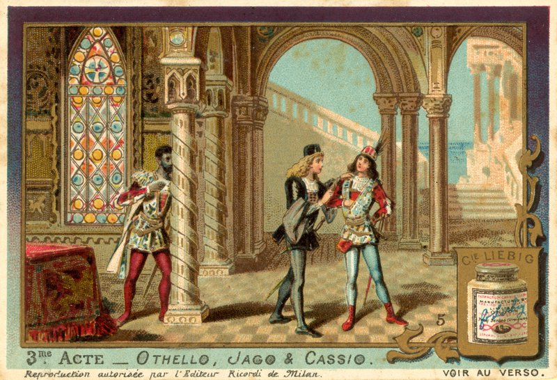Othello kihallgatja Iagót és Cassiót alkotó: European School