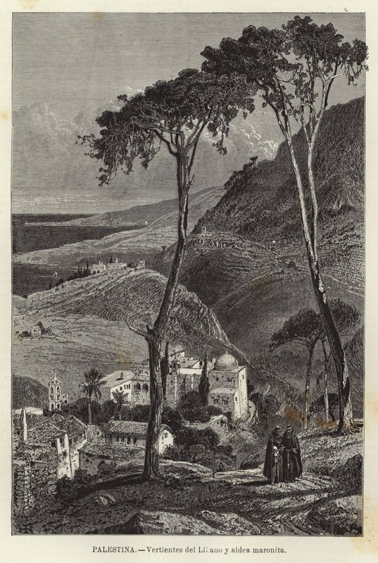 Palesztina, Vertientes del Lilano és maronita falu alkotó: European School
