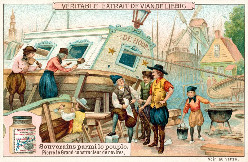 Nagy Péter hajóépítőként dolgozik Hollandiában (chromolitho) alkotó: European School
