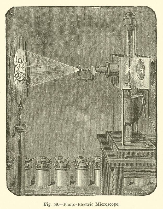 Foto-elektromos mikroszkóp (metszet) alkotó: European School