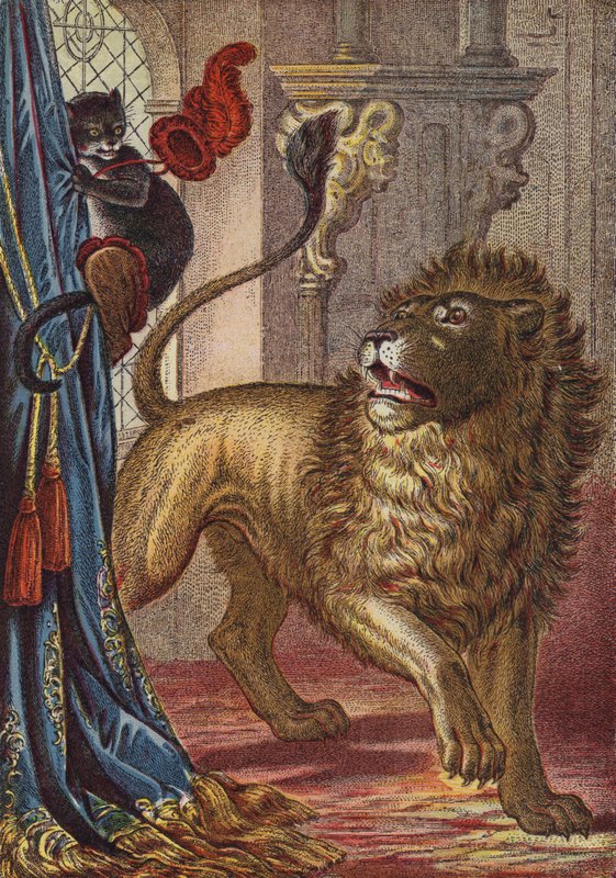 Puss In Boots (színes litho) alkotó: European School