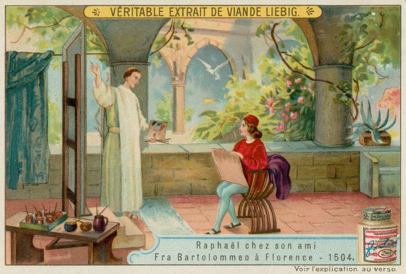 Raphael barátjával, Fra Bartolommeóval alkotó: European School