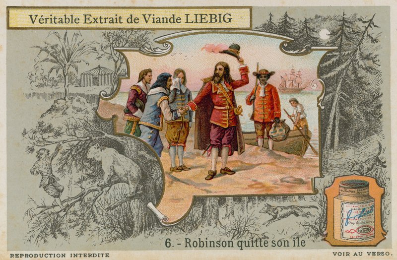 Robinson Crusoe elhagyja a szigetet alkotó: European School