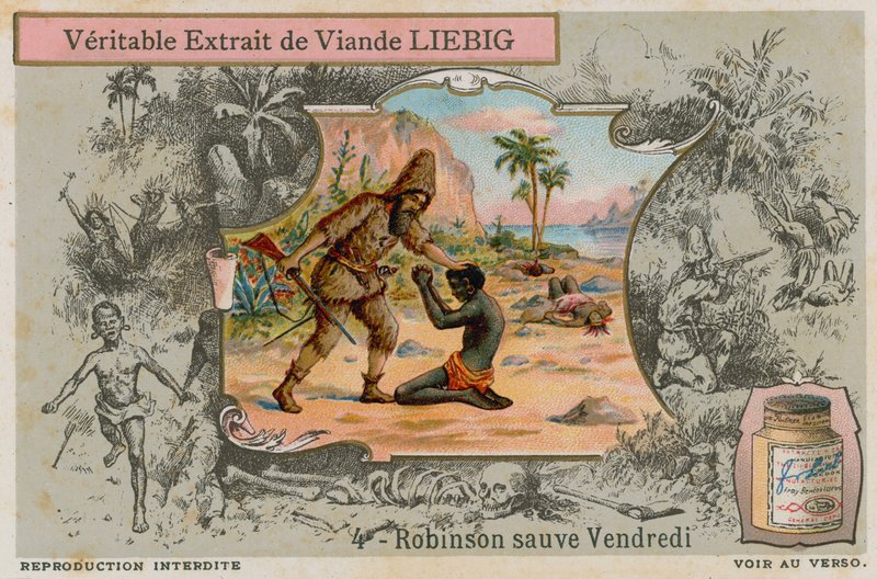 Robinson Crusoe és Man Friday alkotó: European School