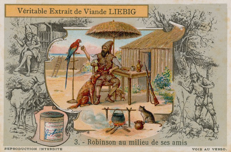 Robinson Crusoe minden barátjával alkotó: European School