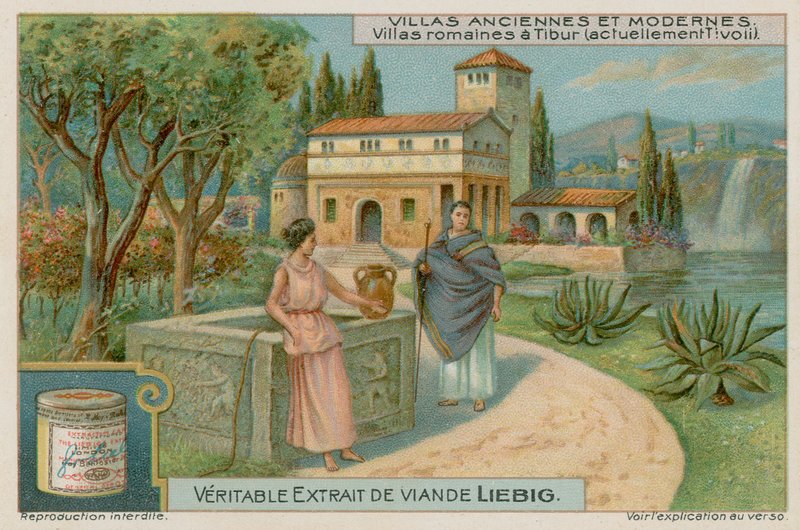 Római villa a Tiberis partján, Tivoliban alkotó: European School