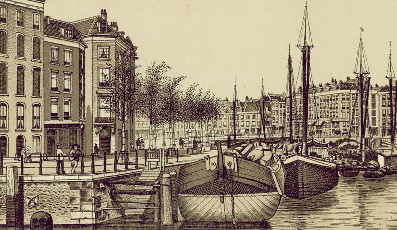 Rotterdam: The Geldersche Kade (litográfia) alkotó: European School