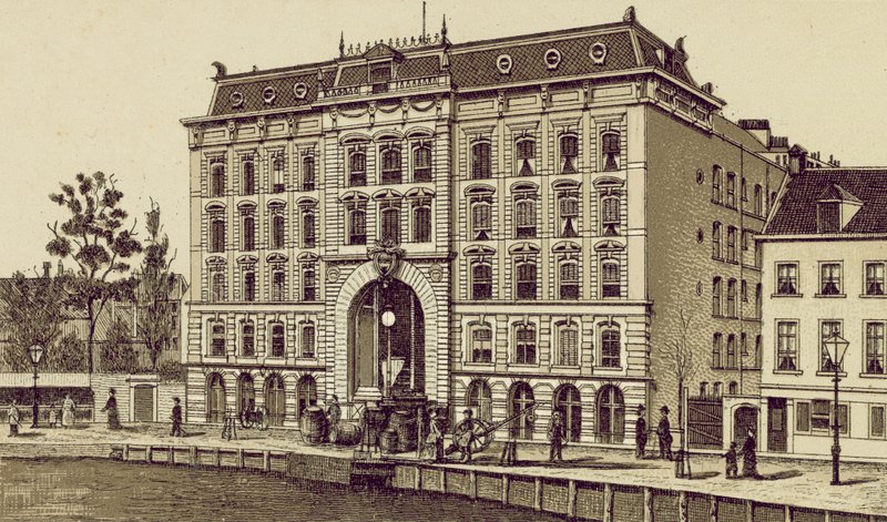 Rotterdam: Az átjáró (litográfia) alkotó: European School