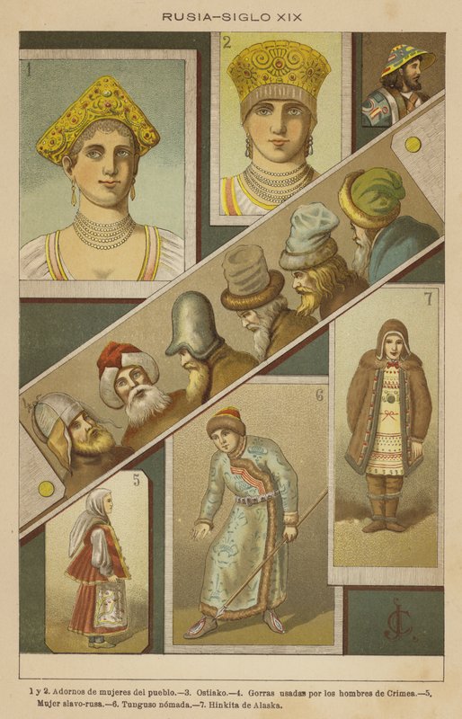 Oroszország, 19. század (színes fényképek) alkotó: European School
