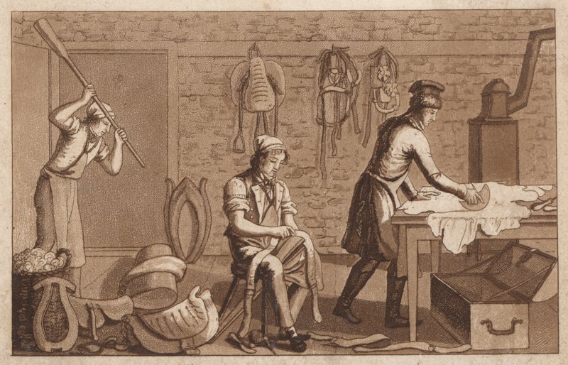 Nyergesek (litho) alkotó: European School