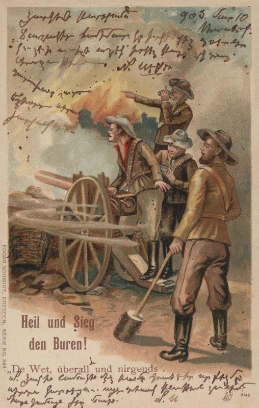 Megváltás és győzelem a búroknak (színes litográfia) alkotó: European School