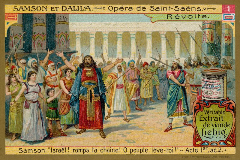 Sámson arra buzdítja az izraelitákat, hogy szabaduljanak fel alkotó: European School