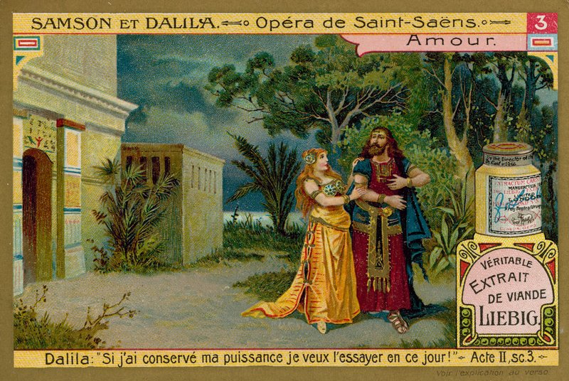 Sámson és Dalila sétál a kertben alkotó: European School