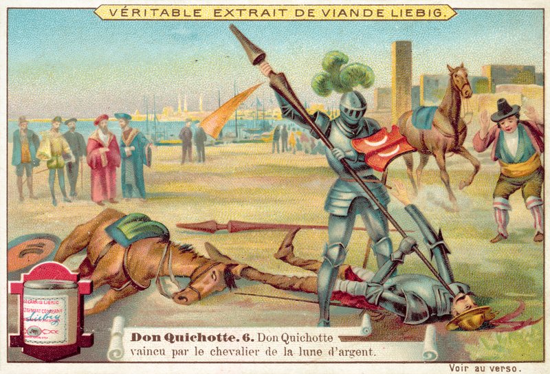 Jelenet a Don Quijote-ból (chromolitho) alkotó: European School
