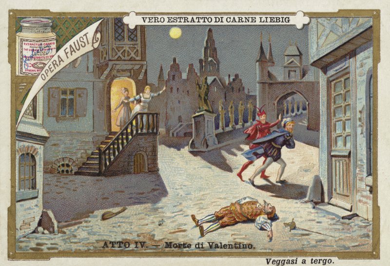 Jelenet a Faustból, Charles Gounod operájából alkotó: European School