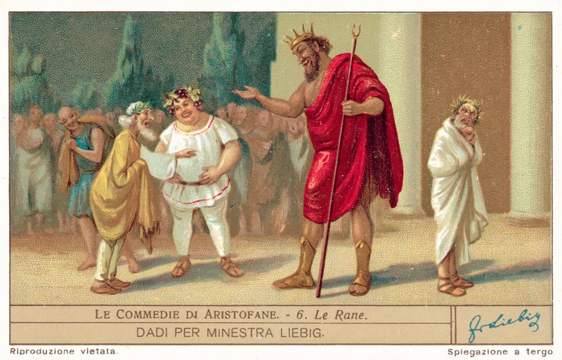 Jelenet a Békák című filmből (chromolitho) alkotó: European School