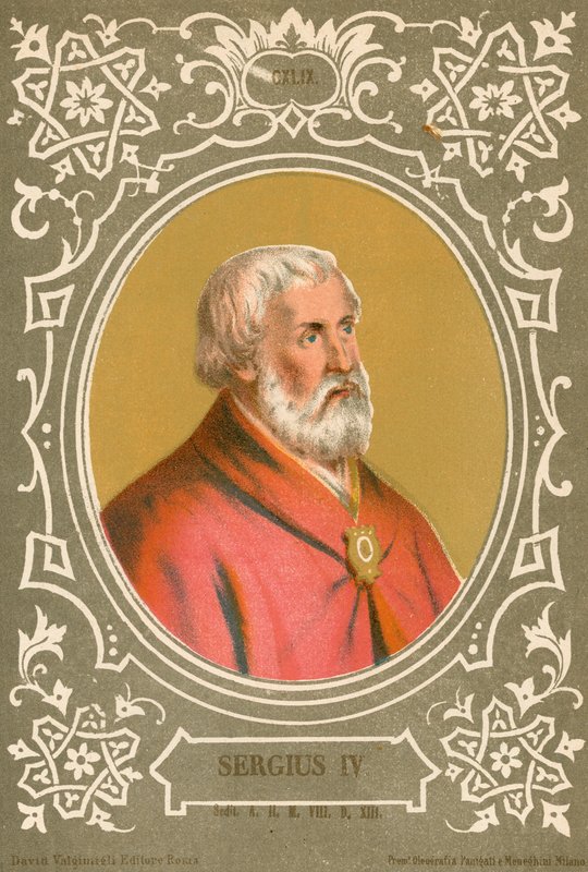 Sergius IV alkotó: European School