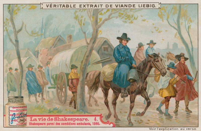 Shakespeare utazó színészekkel, 1590 alkotó: European School