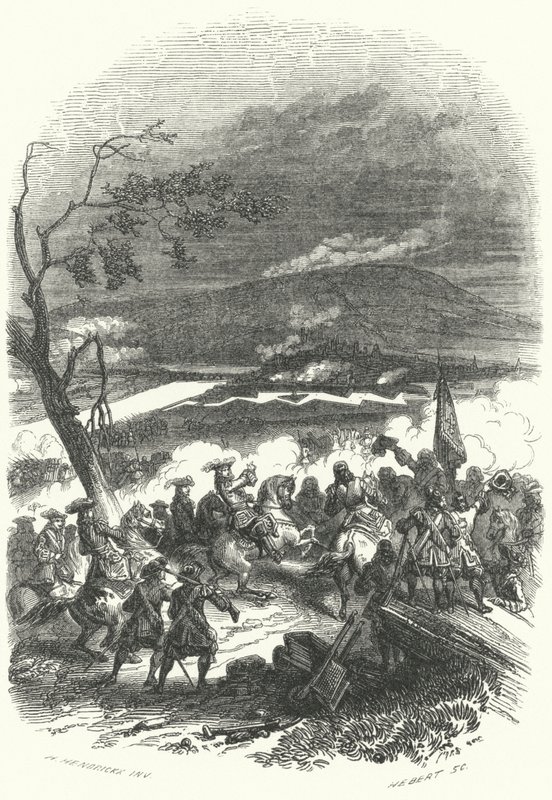 Namur ostroma a francia XIV. Lajos által alkotó: European School