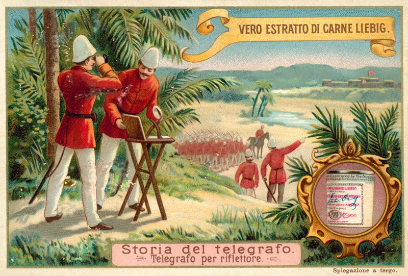 Jelzés heliográffal (chromolitho) alkotó: European School