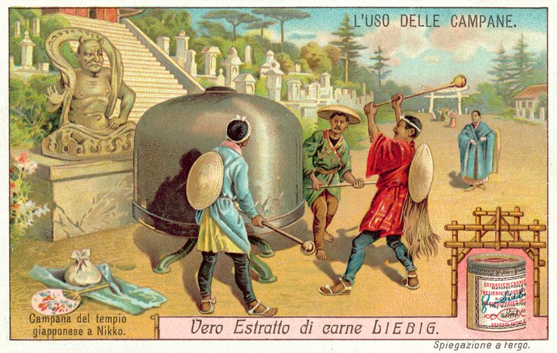 Templomharang Nikkoban, Japánban (chromolitho) alkotó: European School