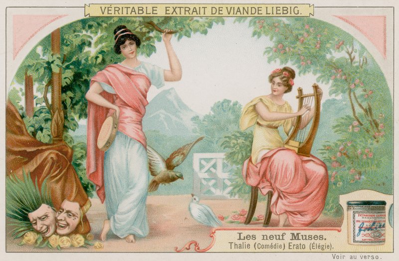 Thalia (vígjáték) és Erato (elégia) alkotó: European School
