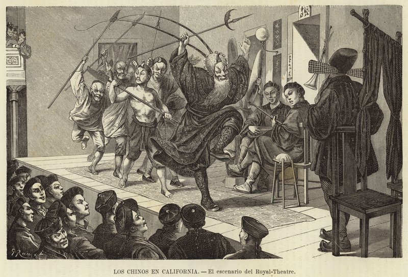 A kínaiak Kaliforniában – A Theatre Royal színpada alkotó: European School