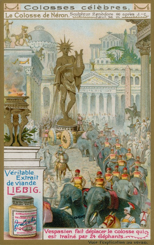 Nero kolosszusa, Zenodore szobrász, i.sz. 66 alkotó: European School