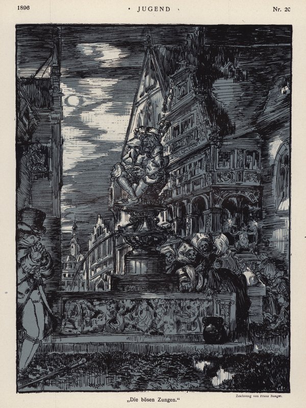 A gonosz nyelvek (litho) alkotó: European School