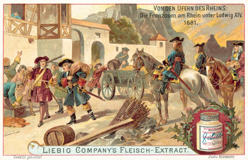 A francia hadsereg XIV. Lajos vezetése alatt a Rajnánál, 1681 alkotó: European School
