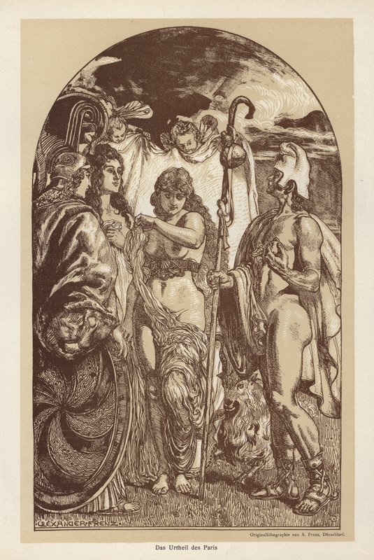 A párizsi ítélet (litho) alkotó: European School