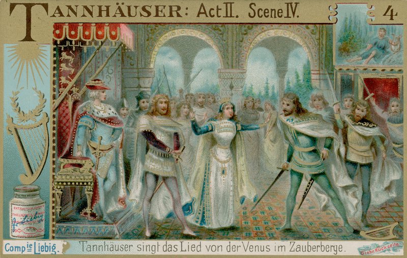 Énekverseny Wartburgban (chromolitho) alkotó: European School