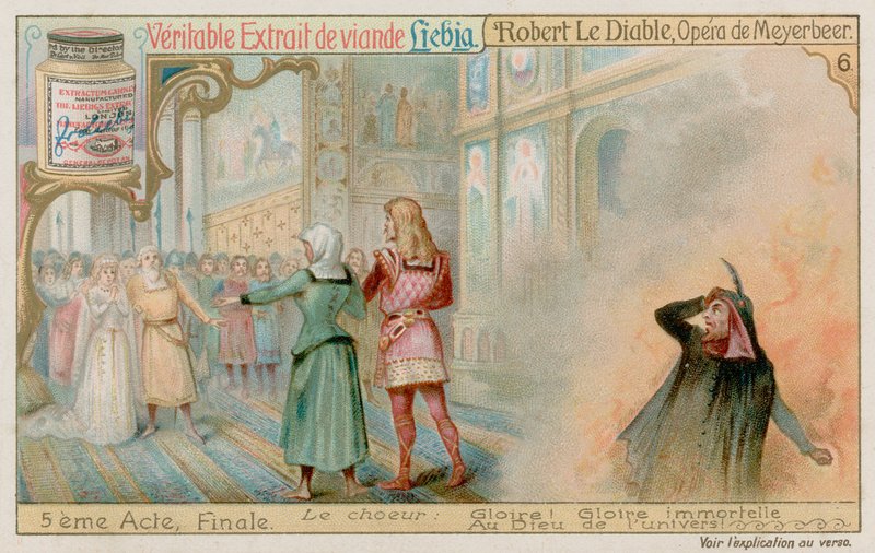 Robert és Izabella hercegnő esküvője, miközben Bertram alászáll a pokolba alkotó: European School