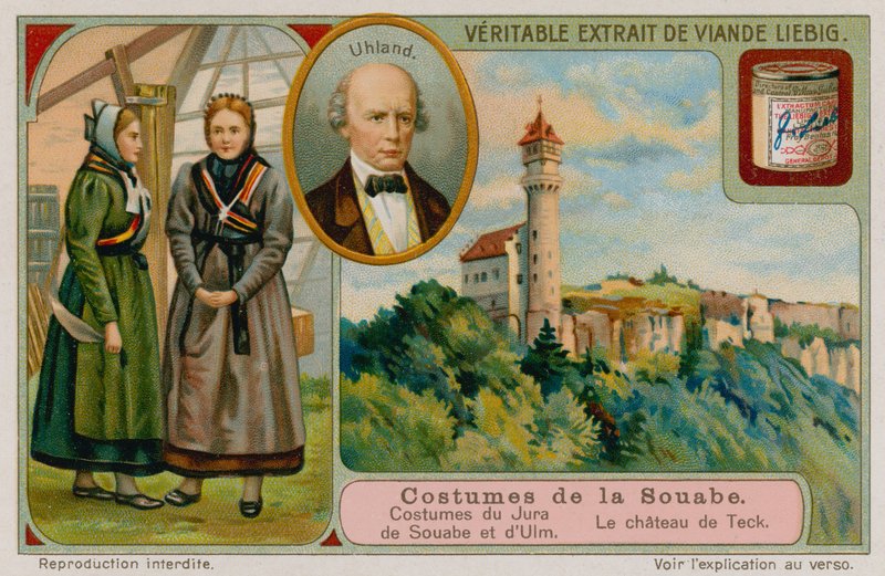 Jura és Ulm, Ludwig Uhland és Teck kastély ruhái alkotó: European School
