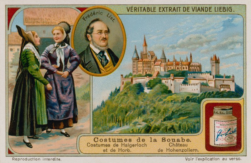 Haigerloch és Herb, Friedrich List és Hohenzollern kastély ruházata alkotó: European School