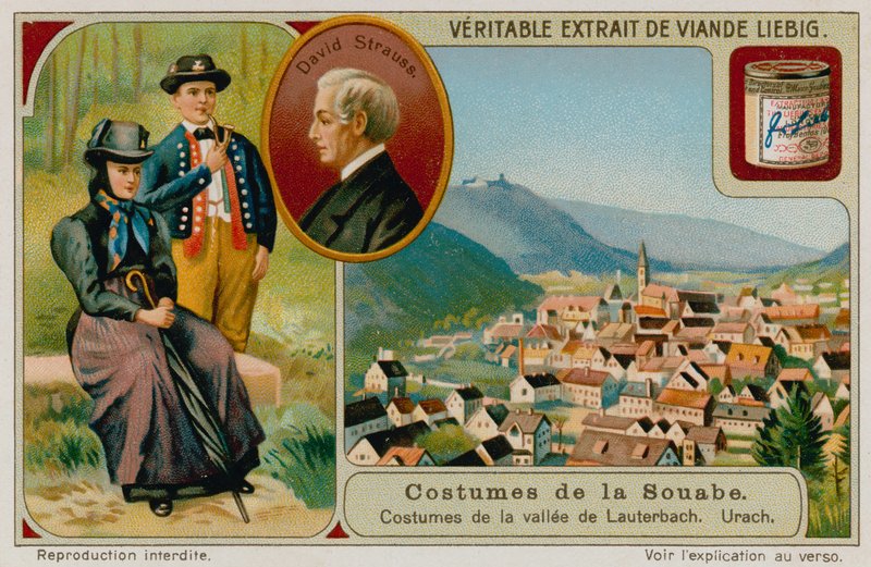 A Lauterbach-völgy ruházata, David Strauss és Urach alkotó: European School